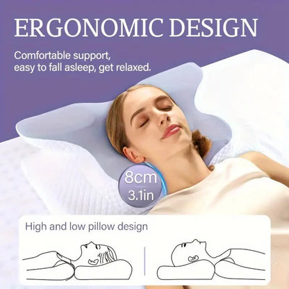 Butterfly Memory Foam Cervical Pillow