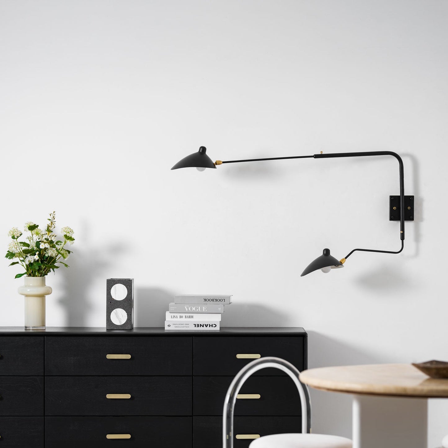 Articulated Arm Wall Sconce