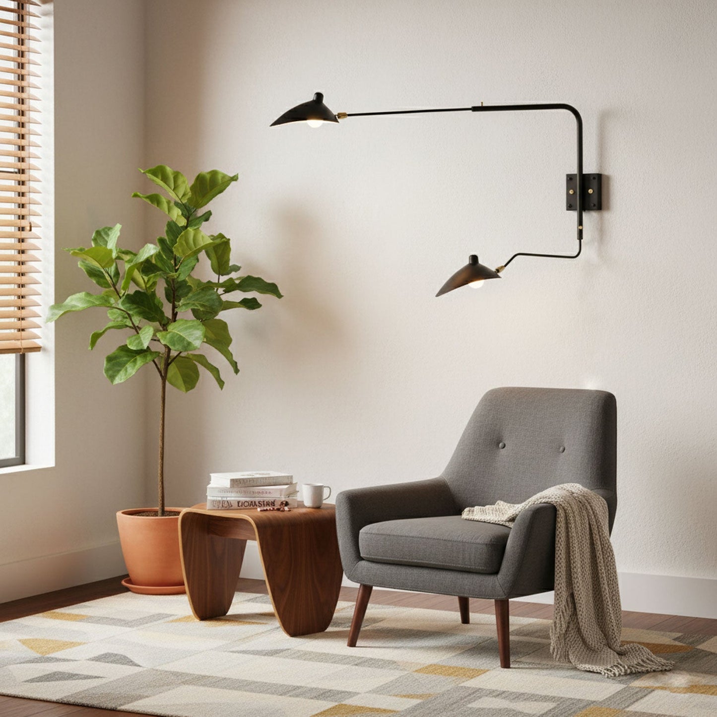 Articulated Arm Wall Sconce