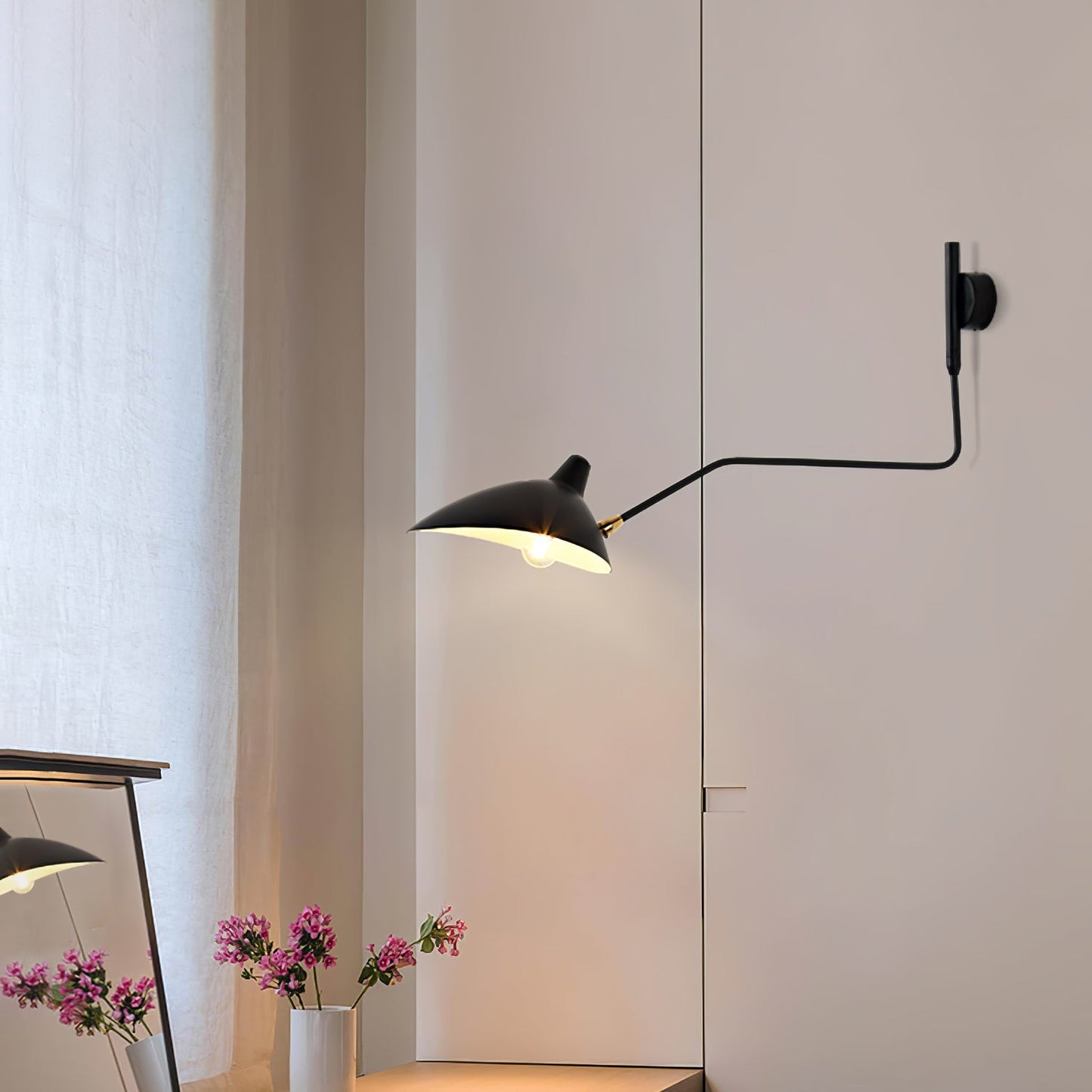Articulated Arm Wall Sconce