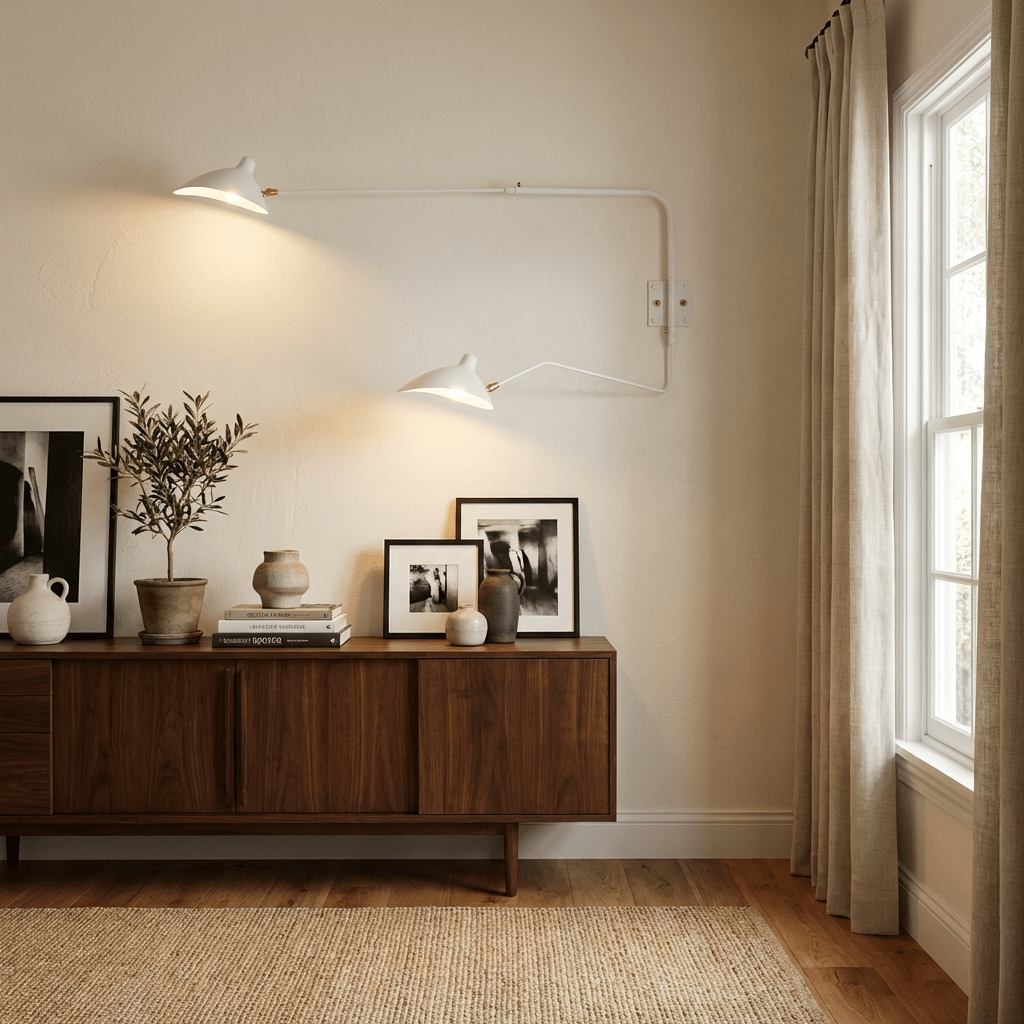 Articulated Arm Wall Sconce