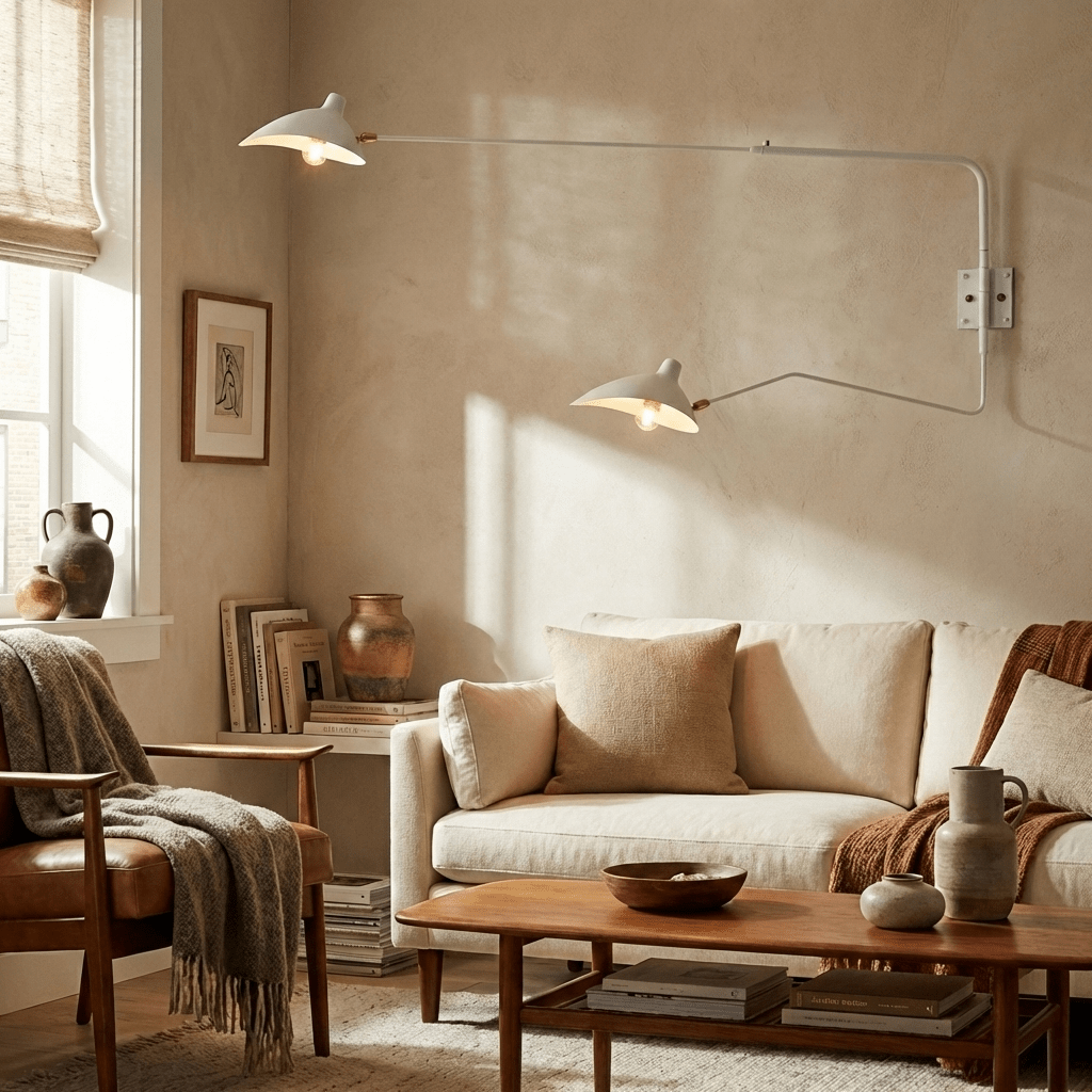 Articulated Arm Wall Sconce