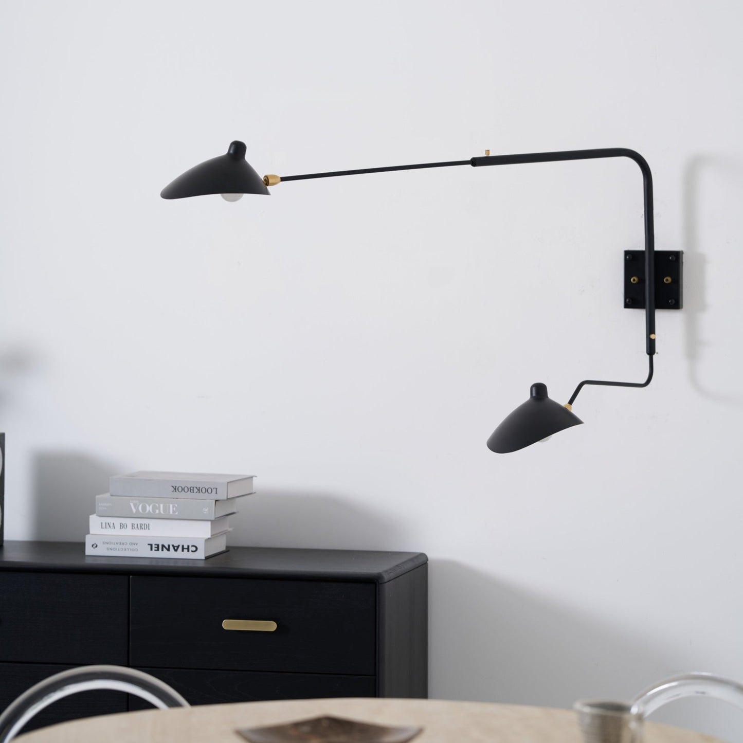 Articulated Arm Wall Sconce