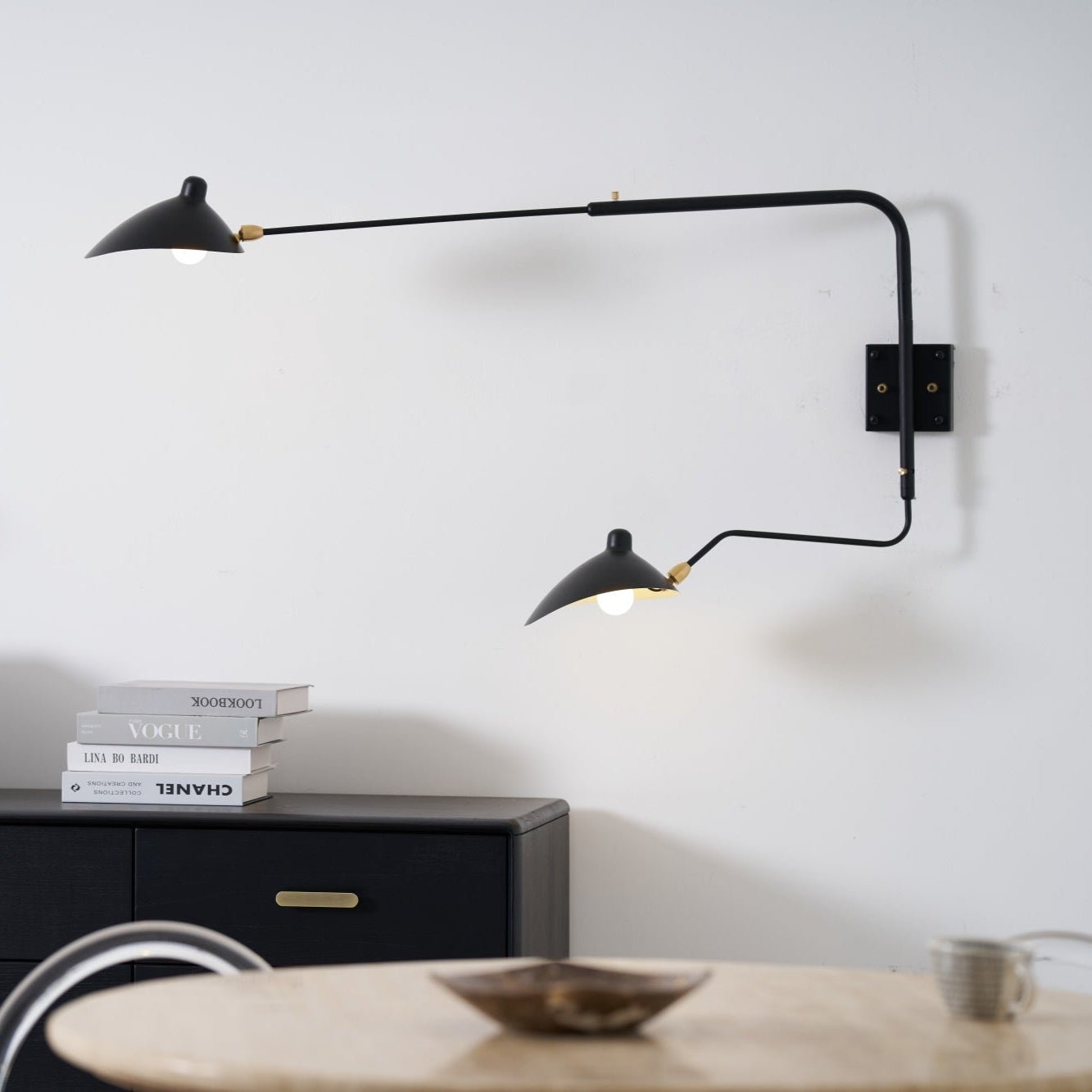 Articulated Arm Wall Sconce