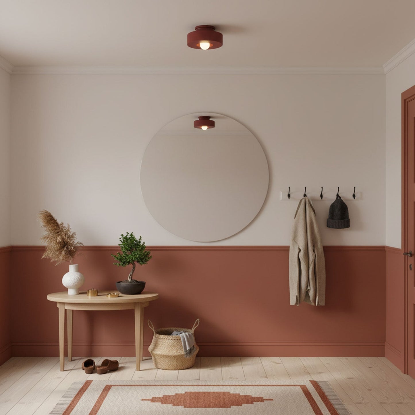 Stacked Cylinder Ceiling Light