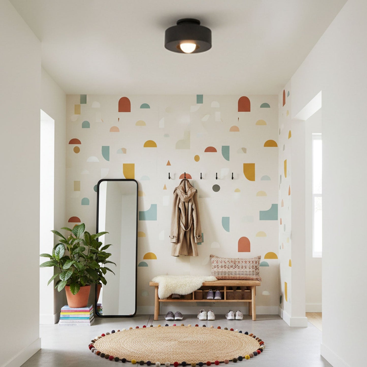 Stacked Cylinder Ceiling Light