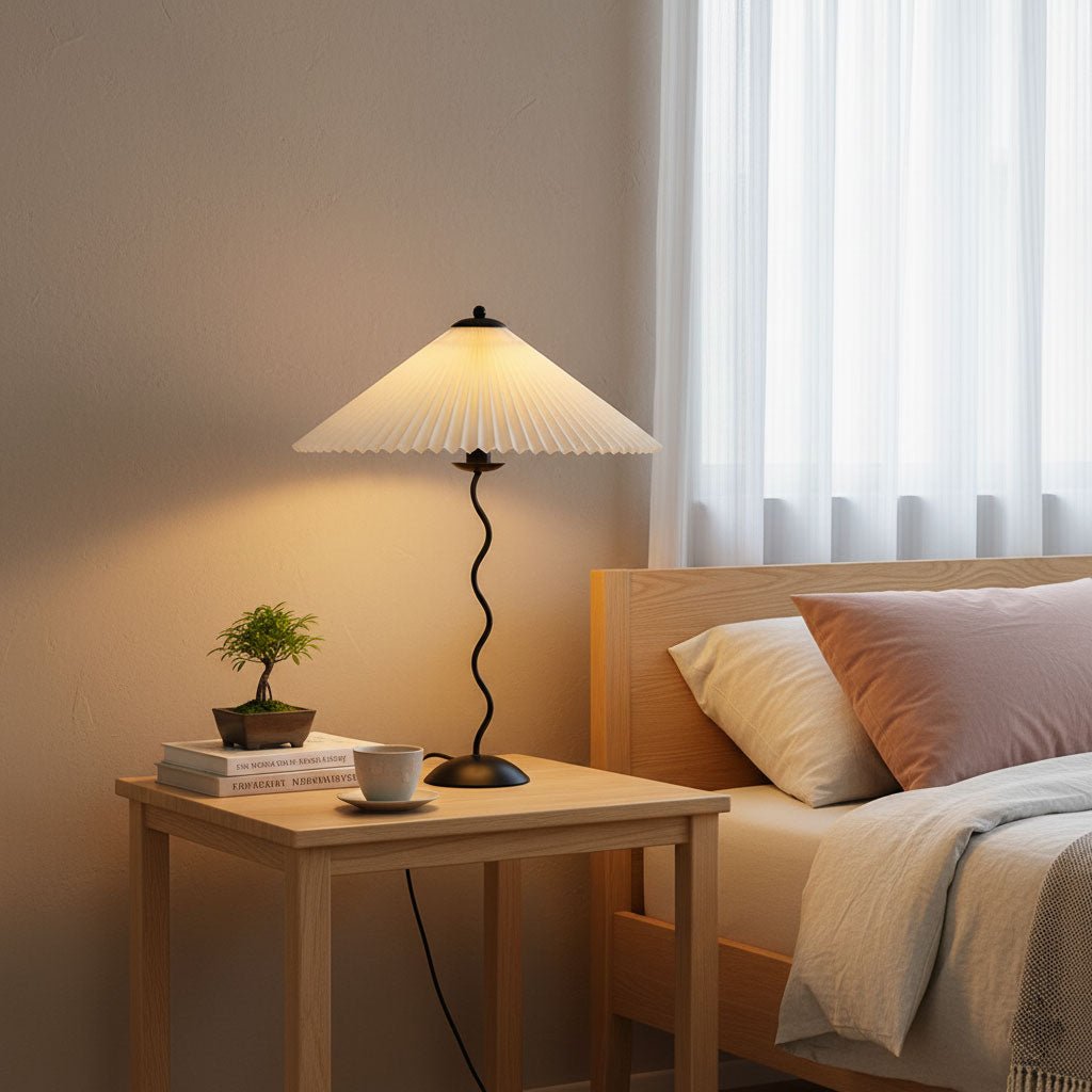 Wavy Line Table Lamp