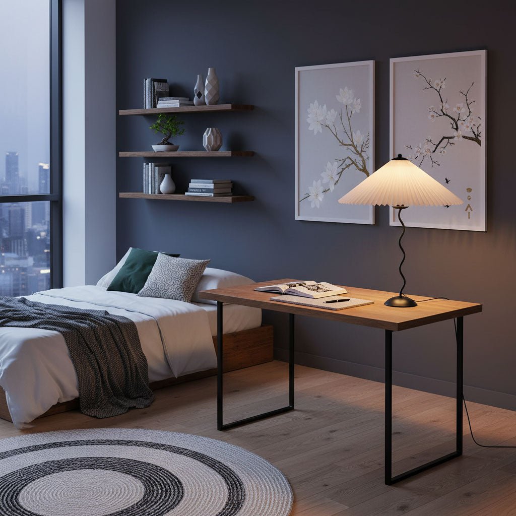 Wavy Line Table Lamp