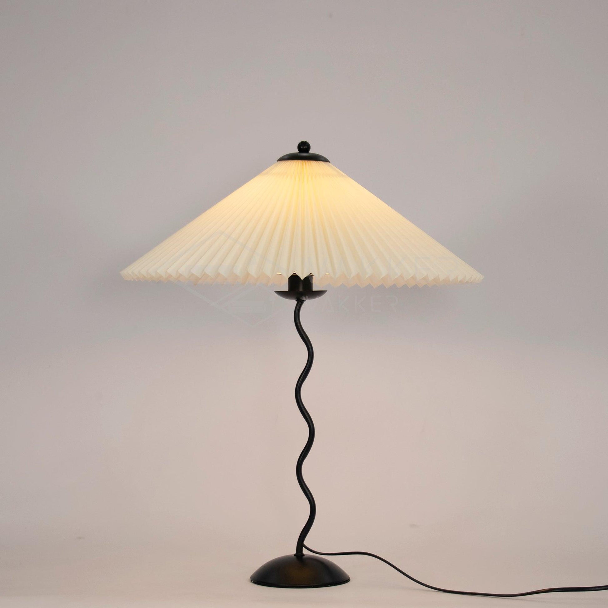 Wavy Line Table Lamp