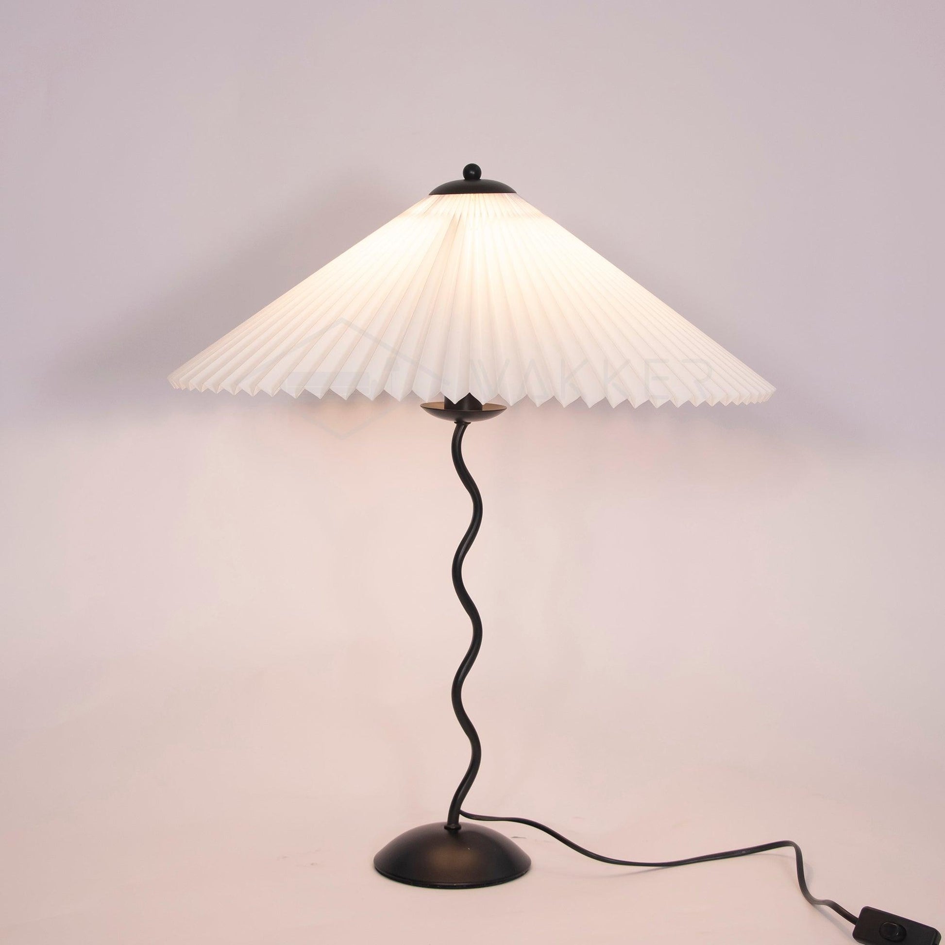 Wavy Line Table Lamp