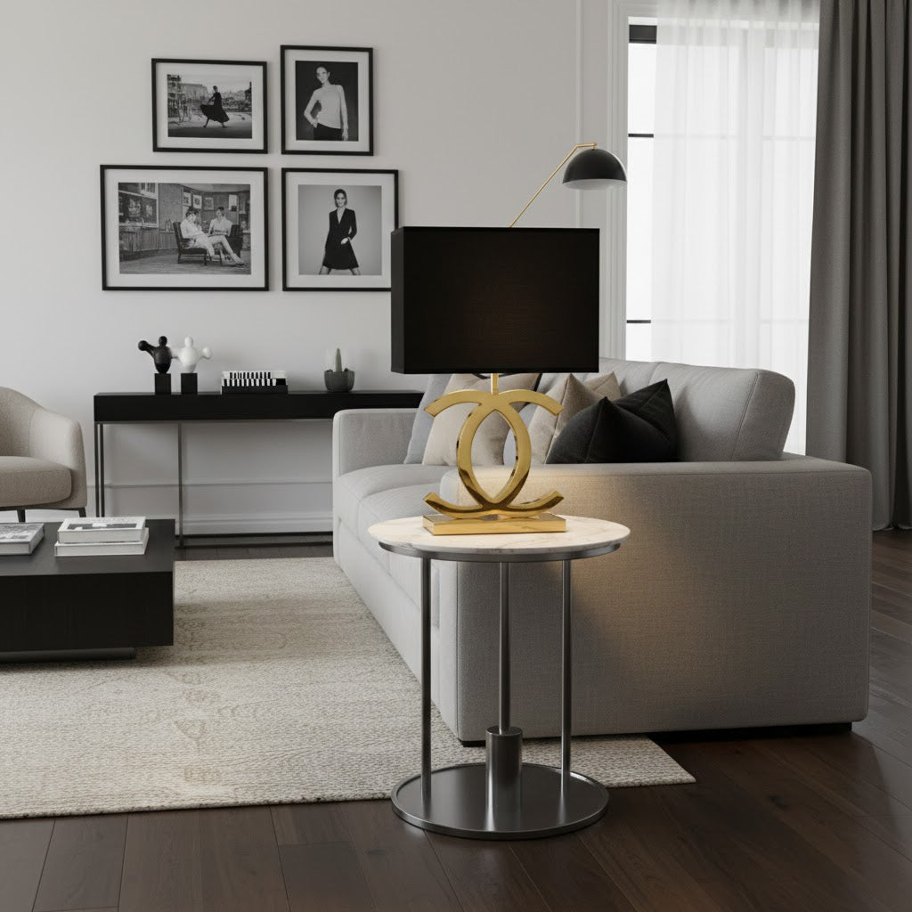 Stainless Steel Table Lamp
