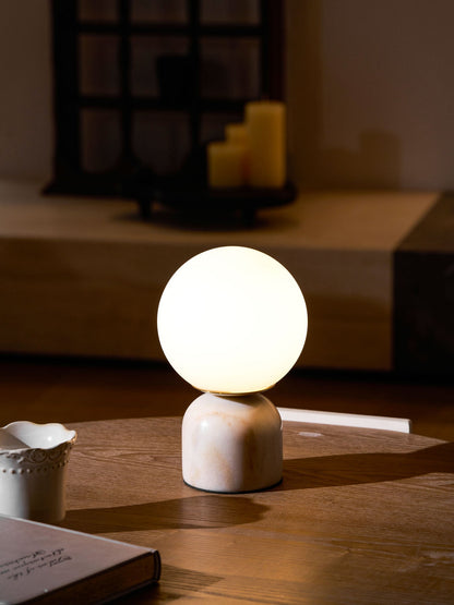 Marble Pillar Table Lamp