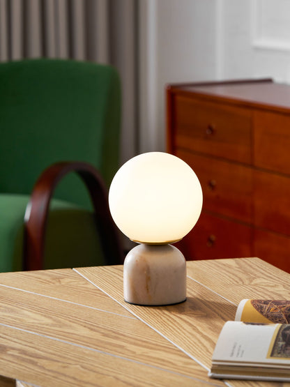 Marble Pillar Table Lamp