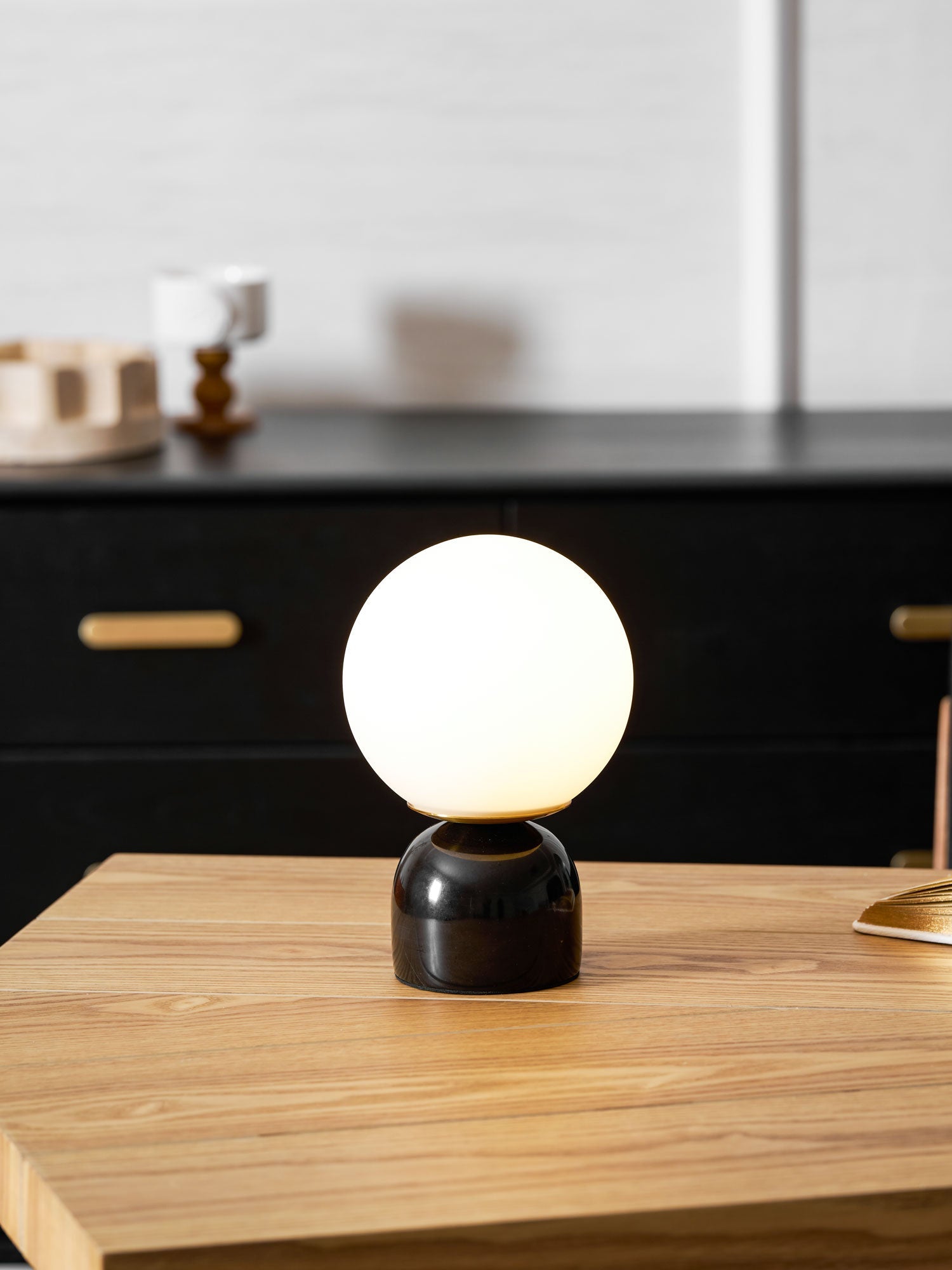 Marble Pillar Table Lamp