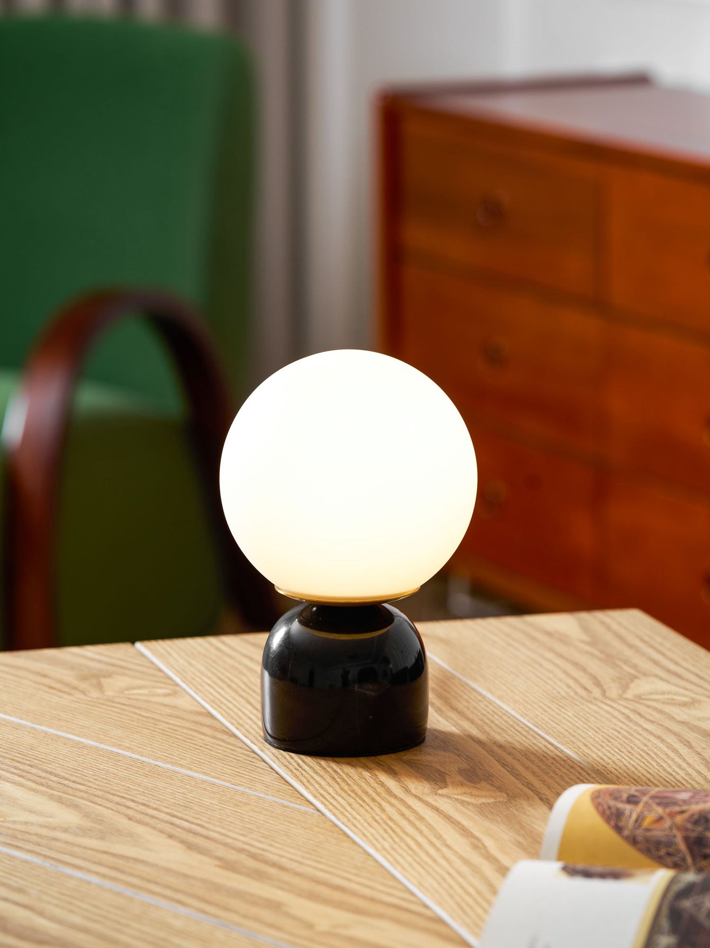 Marble Pillar Table Lamp