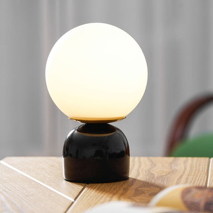 Marble Orb Table Lamp