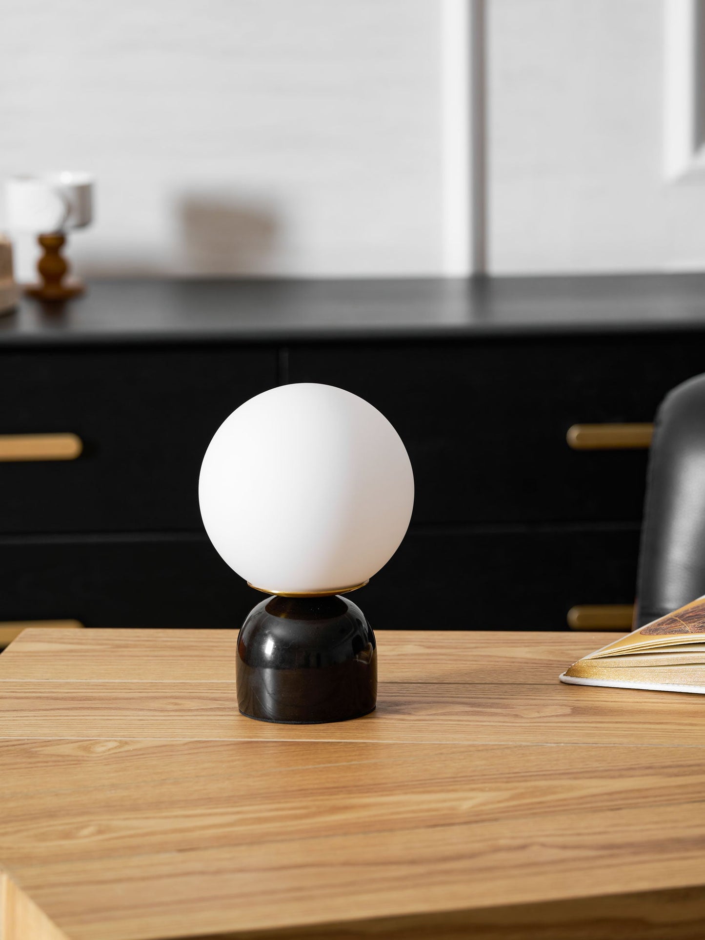 Marble Pillar Table Lamp