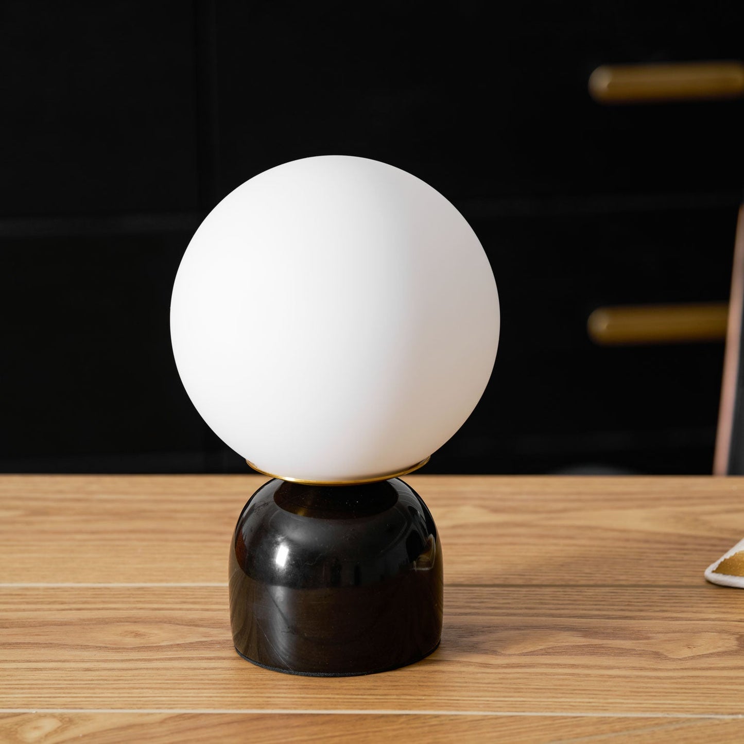 Marble Orb Table Lamp