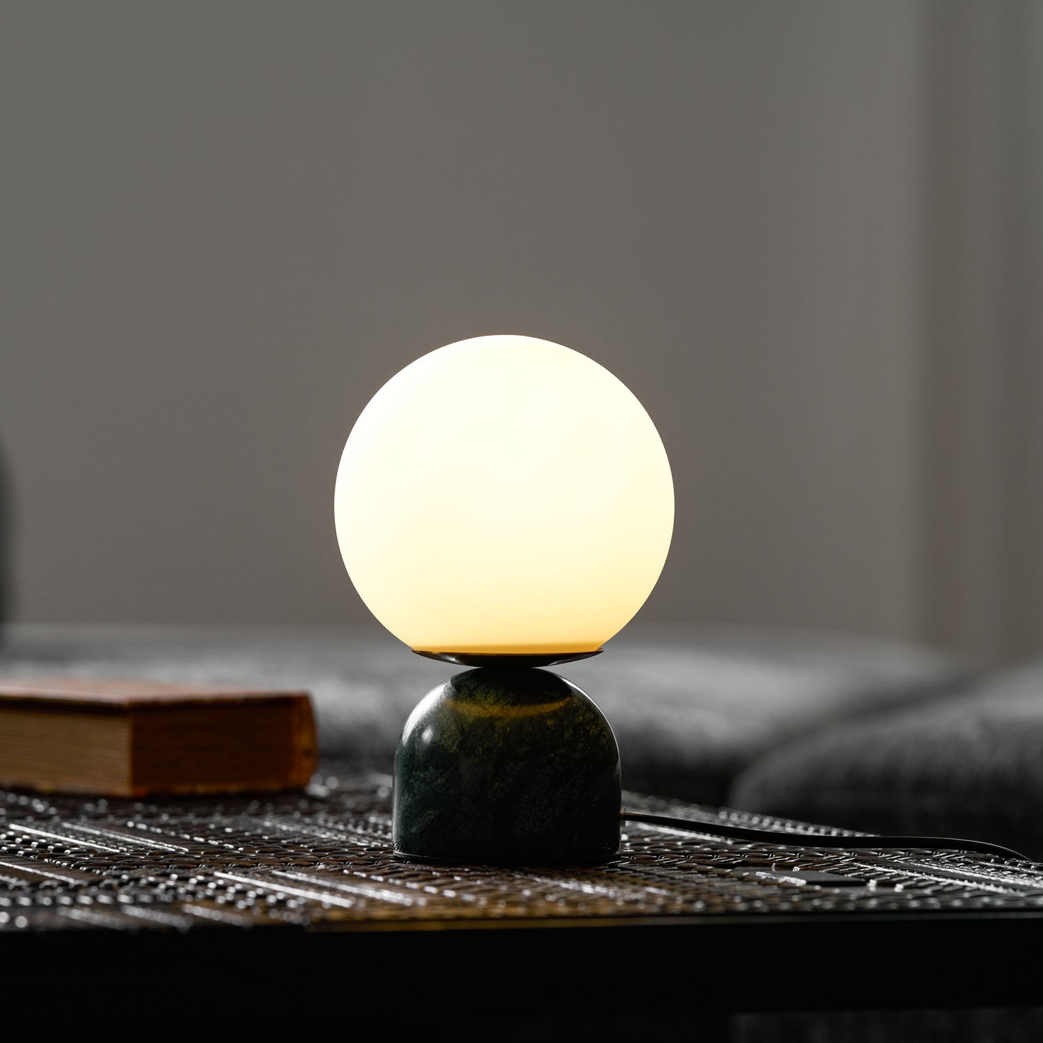 Marble Pillar Table Lamp