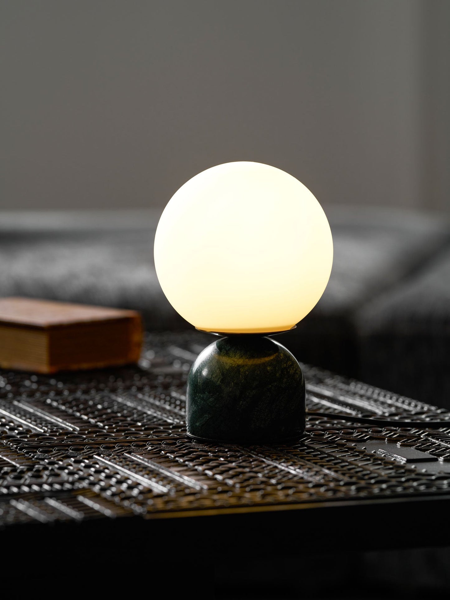 Marble Pillar Table Lamp