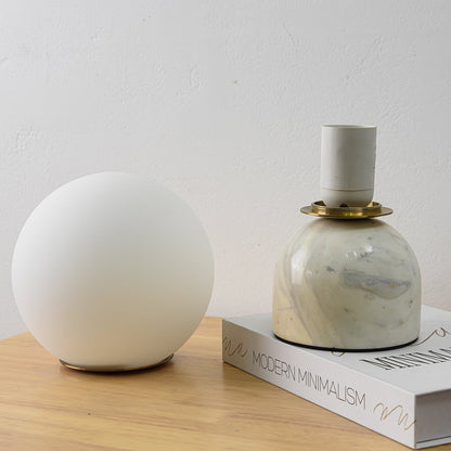 Marble Orb Table Lamp