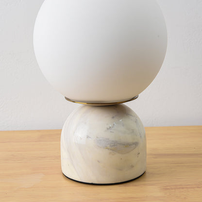 Marble Orb Table Lamp