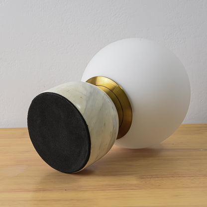 Marble Orb Table Lamp