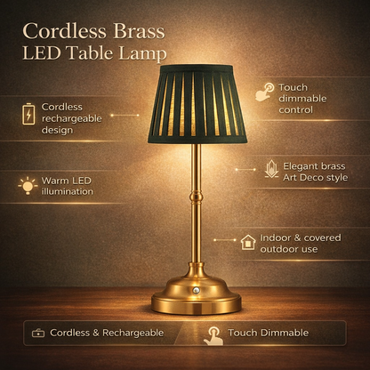 Cozy Cordless Table Lamp