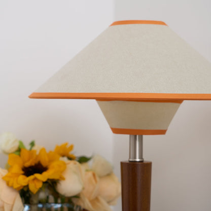 Wood Fabric Shade Table Lamp