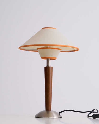 Carved Wood Table Lamp