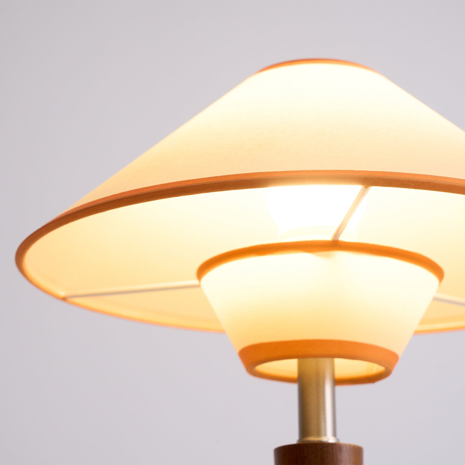 Carved Wood Table Lamp