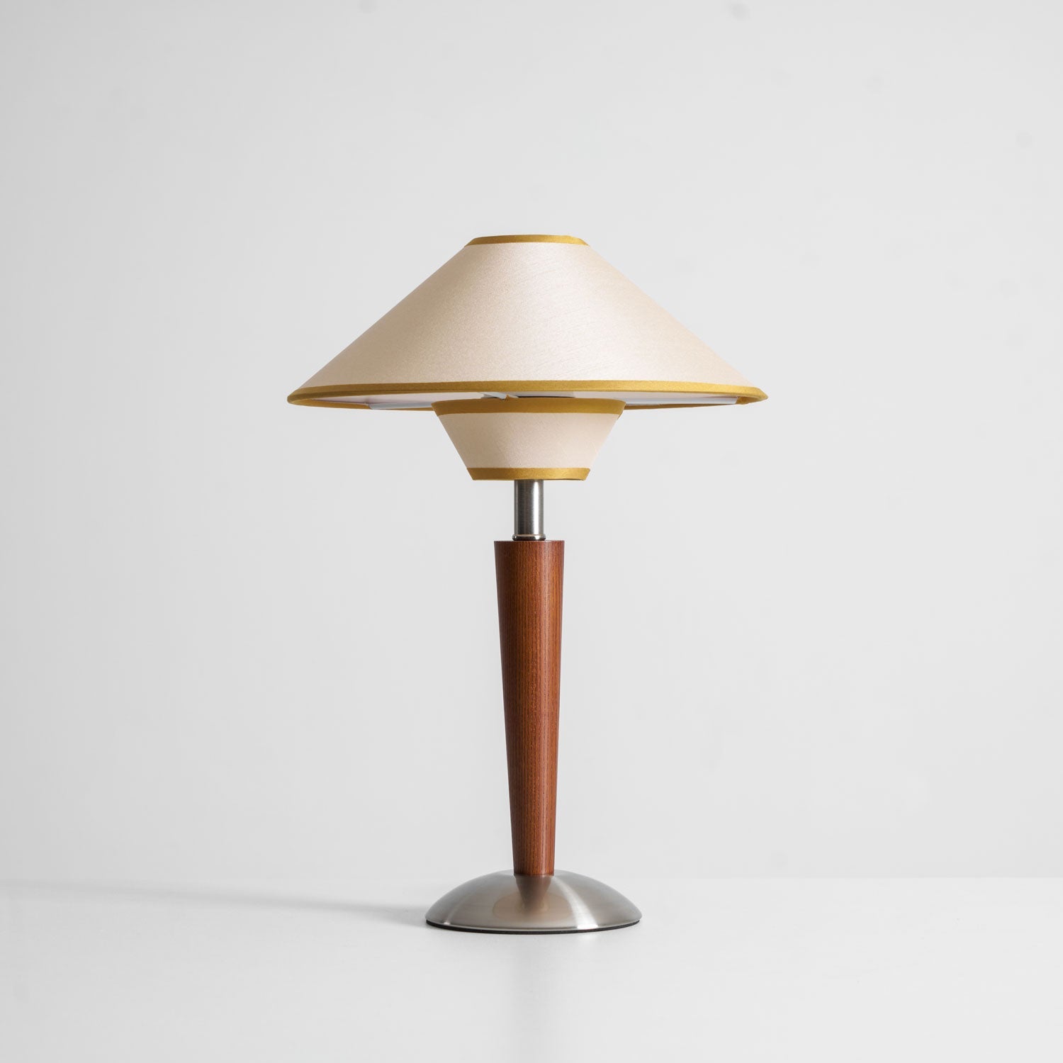 Carved Wood Table Lamp