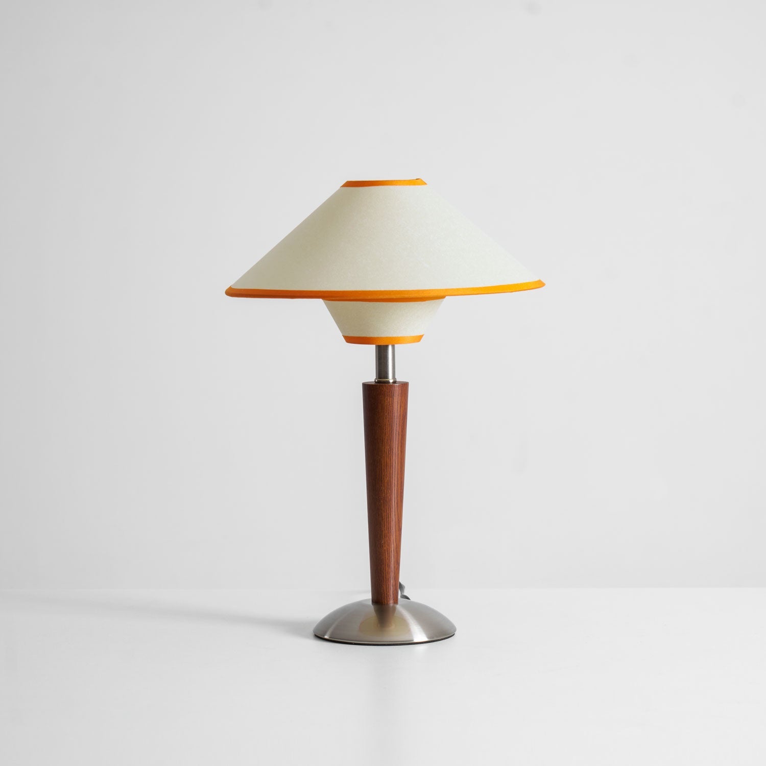 Carved Wood Table Lamp