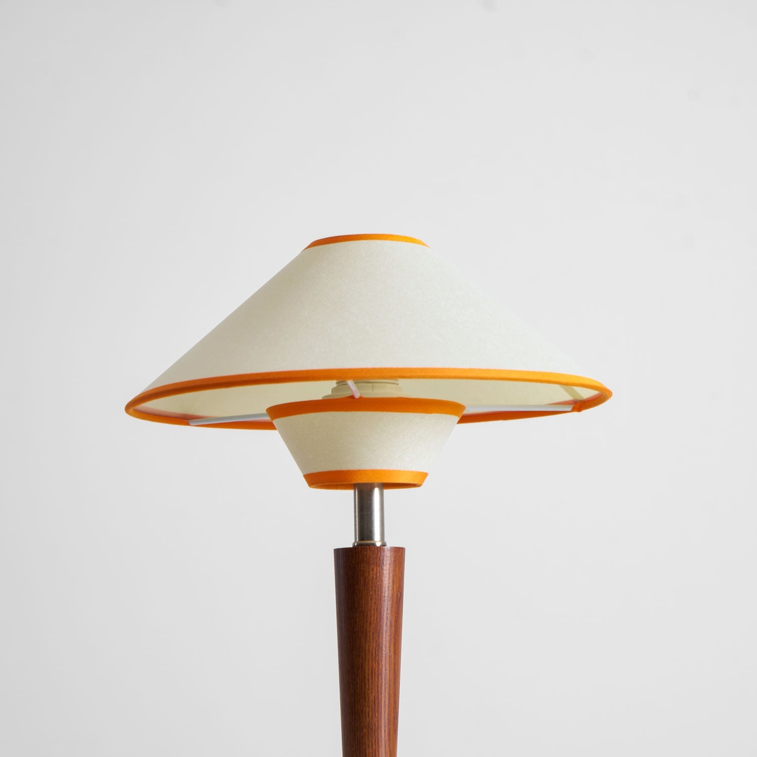 Carved Wood Table Lamp