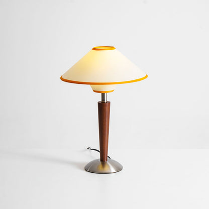 Carved Wood Table Lamp