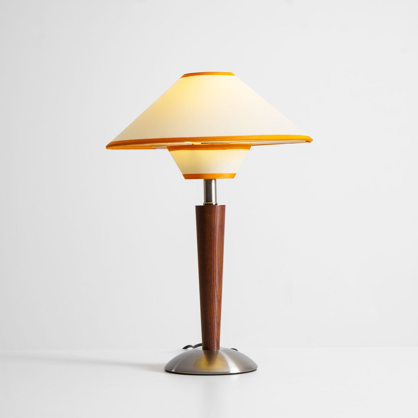 Carved Wood Table Lamp