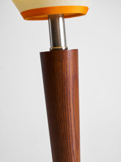 Carved Wood Table Lamp