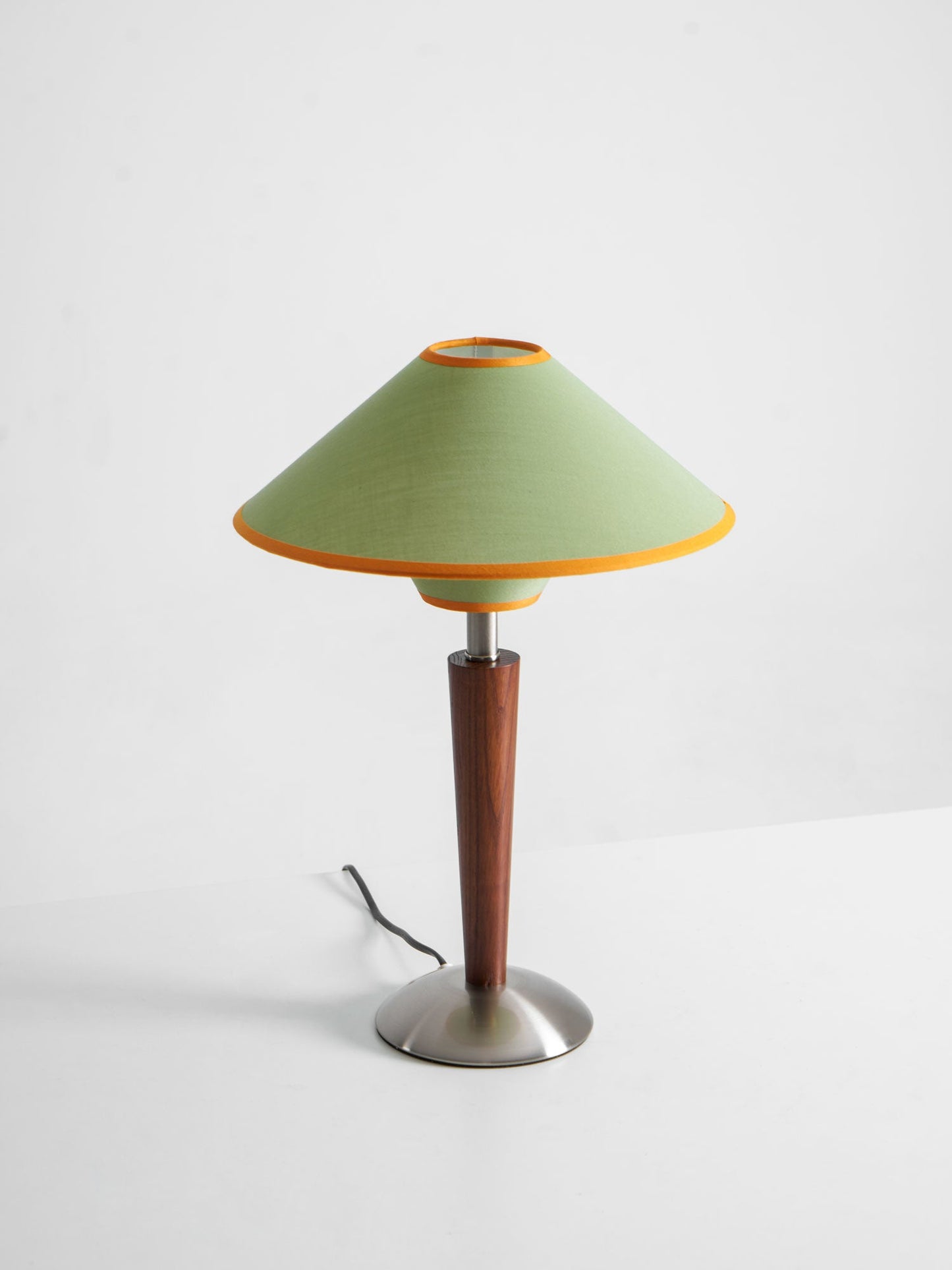 Carved Wood Table Lamp