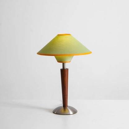 Carved Wood Table Lamp