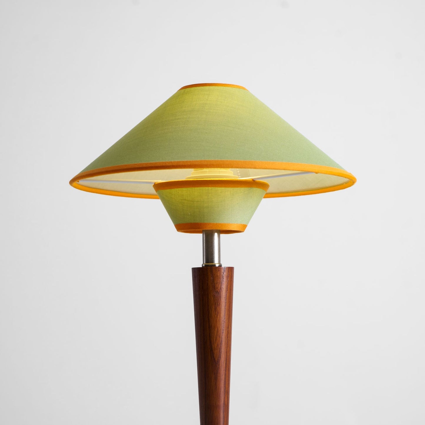 Carved Wood Table Lamp