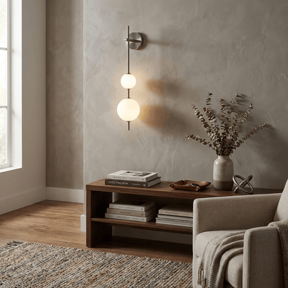 Stacked Globe Wall Sconce