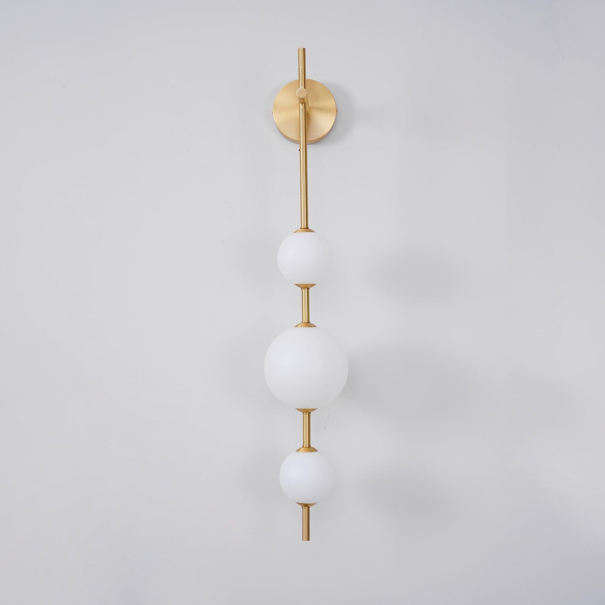 Stacked Globe Wall Sconce