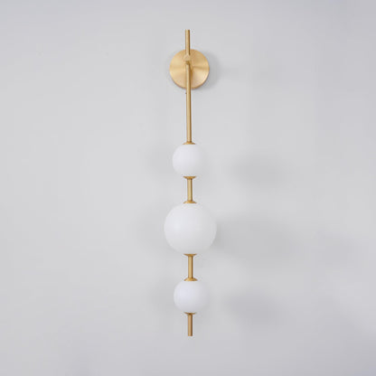 Stacked Globe Wall Sconce