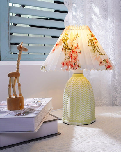 Pleated Shade Table Lamp