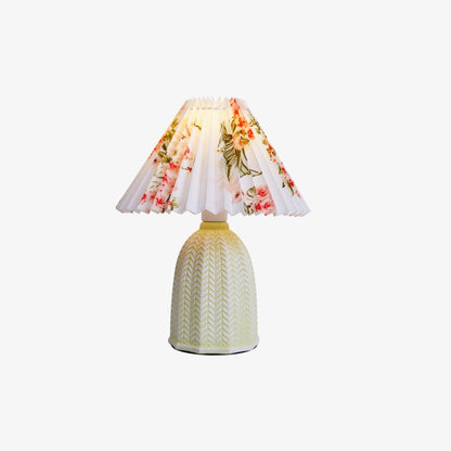 Pleated Shade Table Lamp