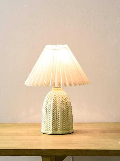 Pleated Shade Table Lamp