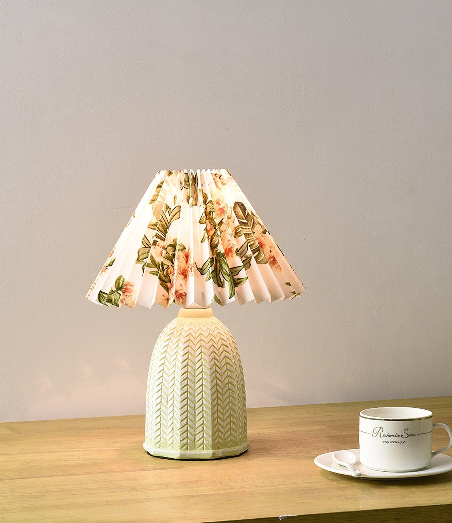 Pleated Shade Table Lamp