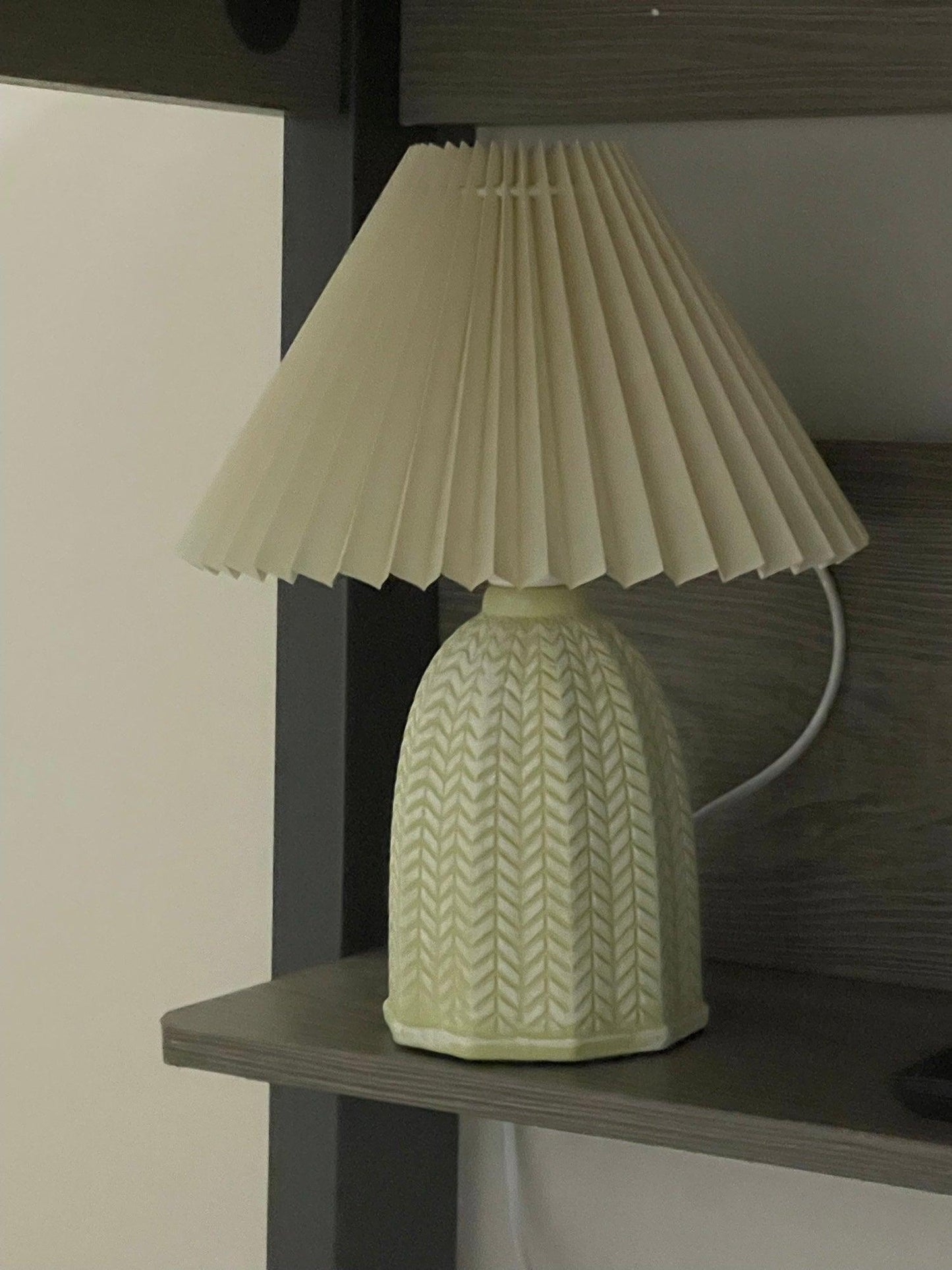 Pleated Shade Table Lamp