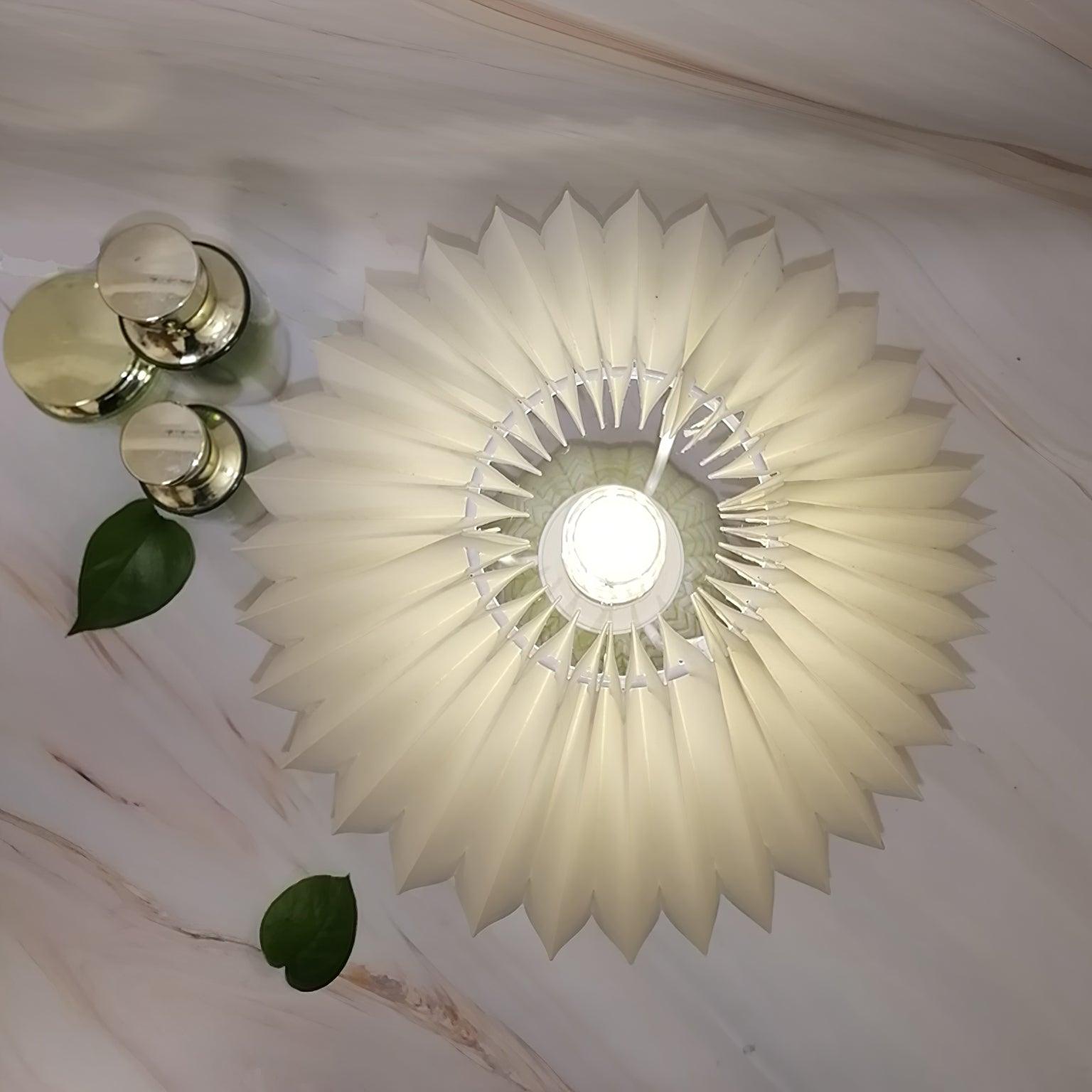 Pleated Shade Table Lamp