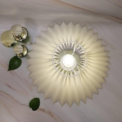 Pleated Shade Table Lamp